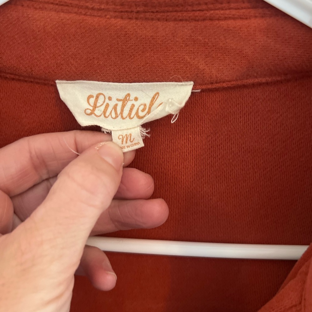 Rust Colored Duster/Shacket - image 4